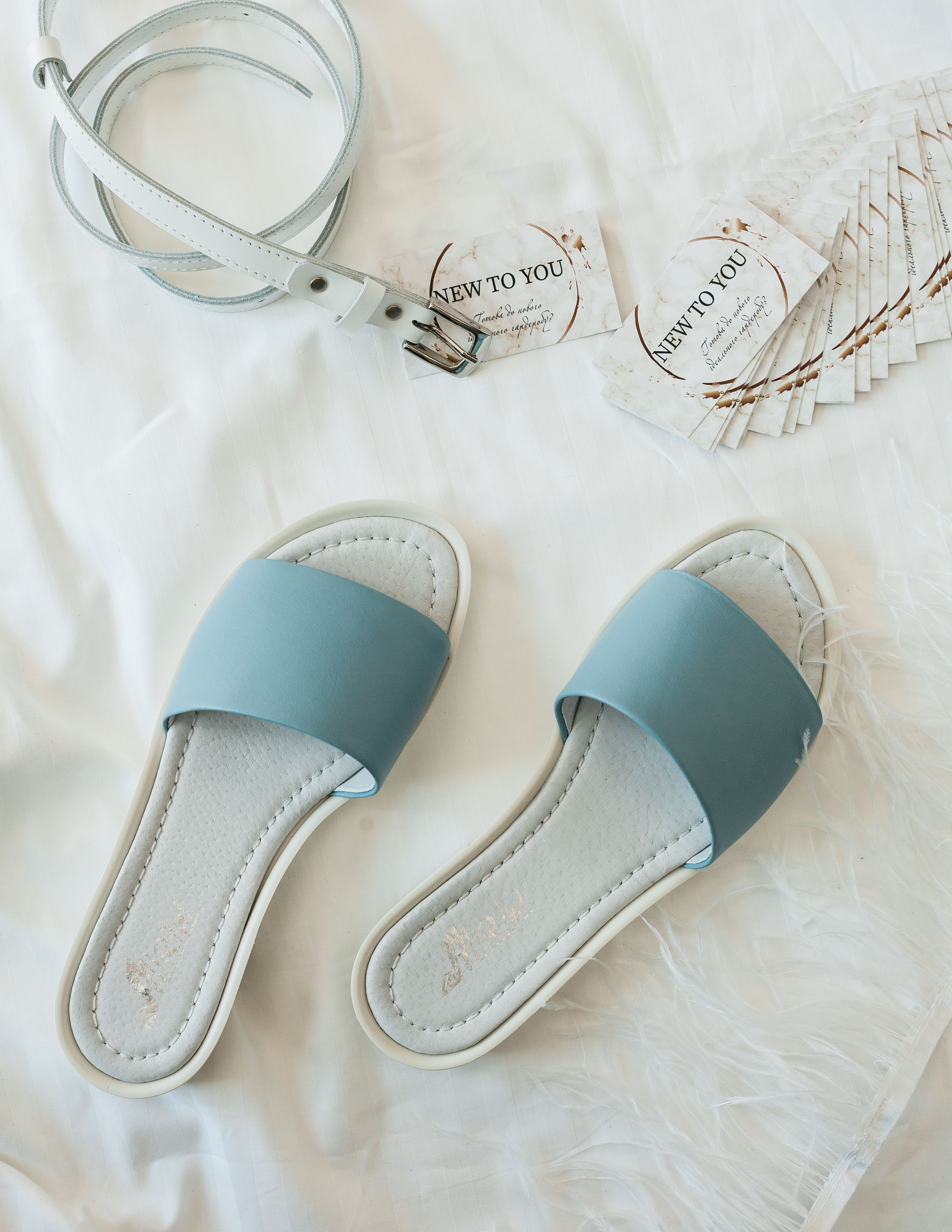 Coach Signature Monogram Slide on Sandals (Light Mint) Sizes 37-42