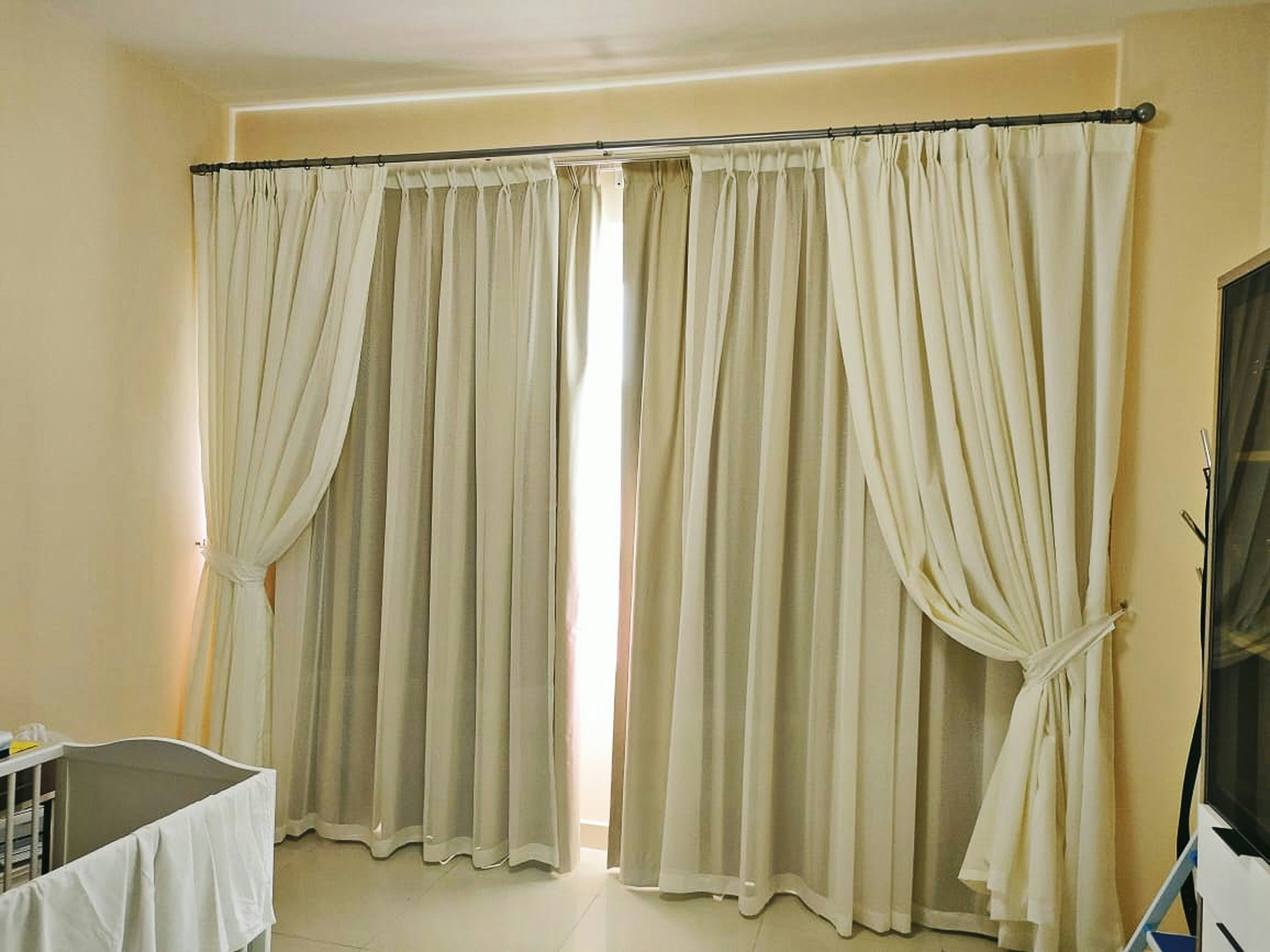 AlefNoon White Curtains